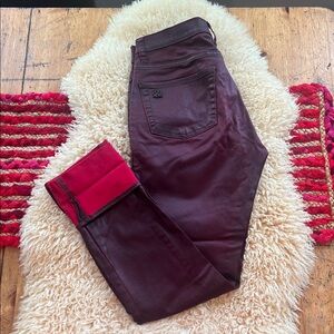 Rock & Republic Deep Red Ankle Jeans